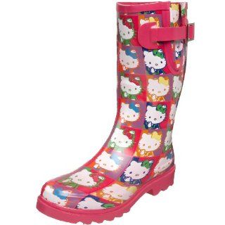 Big Kid Hello Kitty Retrospective Rain Boot,Pink,5 M US Big Kid: Shoes