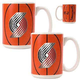 NBA Portland Trailblazers Two Piece Ceramic Gameball Mug