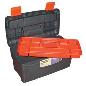 Boîte à outils plastique   gris   47 cm   Boîte à outils PLASTIKEN