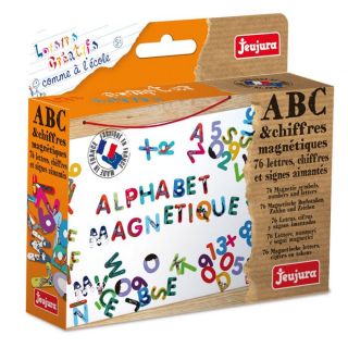 ABC et Chiffres magnétiques 76 caractères   Achat / Vente ARDOISE