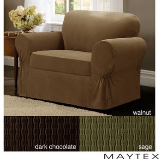 Maytex Cobblestone 2 Piece Chair Slipcover