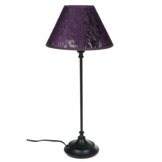 Lampe de table ARABESQUE velours violet 48 cm   Achat / Vente LAMPE