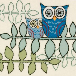 Handmade Collection Owl Crewel Embroidery Kit 10X10 Today $19.99