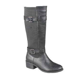 CHELSEA Womens buckle dress tall horse riding boots slim Shoes