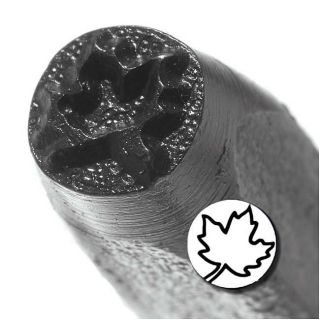 Maple Leaf 6mm Punch Stamp for Metal