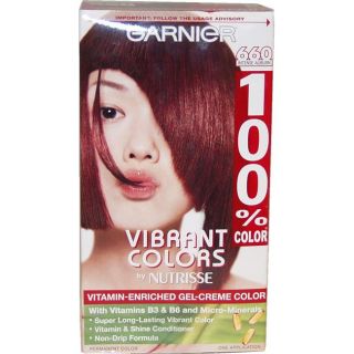 Garnier 100% Color Vitamin Enriched Gel Creme #660 Intense Auburn Hair