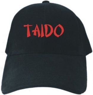 Caps Black Embroidery  Taido Oriental Style  Martial