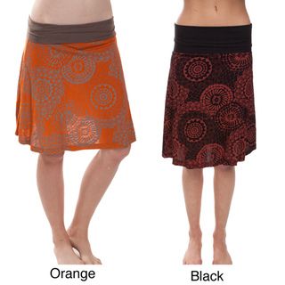 Mandala Print Summer Short Skirt (Nepal)