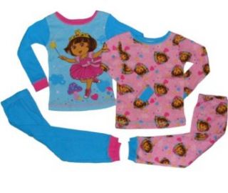 Nickelodeon Dora the Explorer Girls Pajamas 2 pack (2t 5t