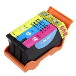 Color/ Black Ink Cartridge for Dell 24/ V515W (Pack of 3)