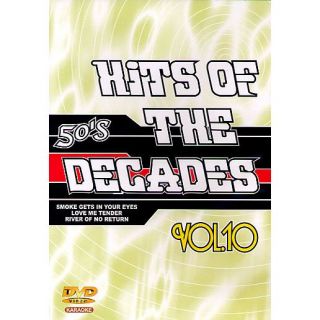 50   Titre  DVD KARAOKÉ HITS OF THE DECADES VOL.10 Années 50