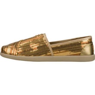 Womens Skechers BOBS World Peace Party Gold/Gold