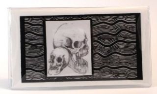 Skull Checkbook Cover*MADE IN THE USA #628 Clothing