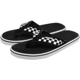 flipflops  Vans La Costa Sandal   Checkerboard White/Black Shoes