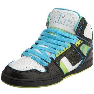 Mens NYC 83 Ultra Skateboarding Shoe,Black/Cyan/White,5 M US Shoes