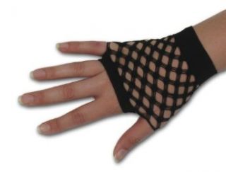Black Diamond Fishnet Gloves Fingerless Clothing