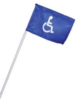 Cart Identification Flag with Mounting Kit blue/white