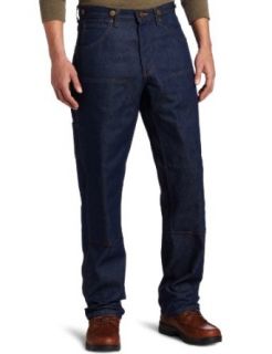 Key Industries Mens Relaxed Fit Indigo Denim Double Front