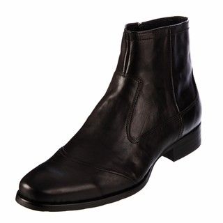 Kenneth Cole New York Mens City Bound Black Leather Boots FINAL