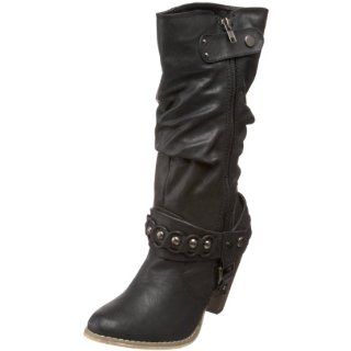 Volatile Womens Phoenix Boot,Black,7 M US Shoes