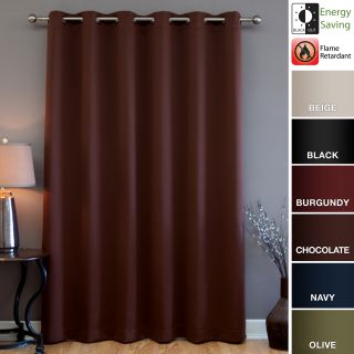 Wide width Fire Retardant 84 inch Blackout Curtain Panel