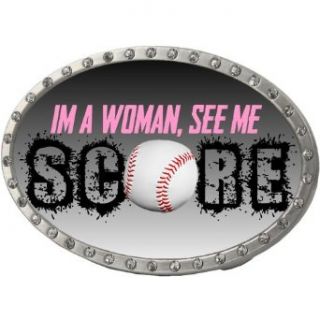 Women Baseball   Im A Women See Me Score Baseball