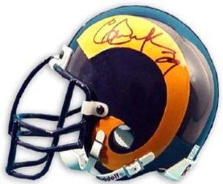 Signed Eric Dickerson Mini Helmet: Sports & Outdoors