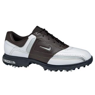 Nike Air Tour Saddle White/ Brown Golf Shoes