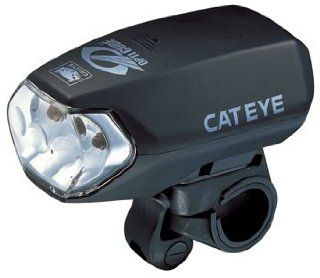 Cateye HL EL200 LED Bicycle Headlight (Black) Sports