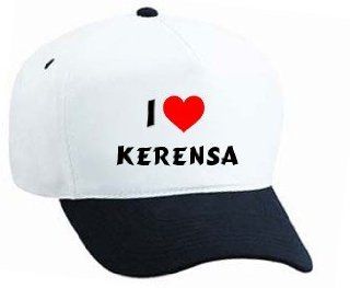 Baseball Cap with I Love Kerensa (first name/surname