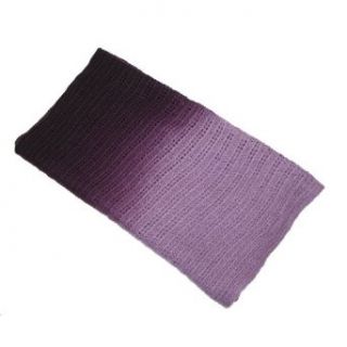 Knit Infinity Scarf (Purple) Clothing