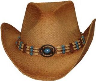 Natural Straw Cowboy Hat, Natural One Size ST002 Clothing