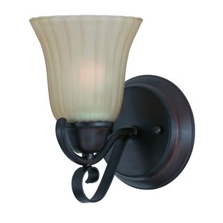 Transitional 1 light Wall Sconce in Bronze finish