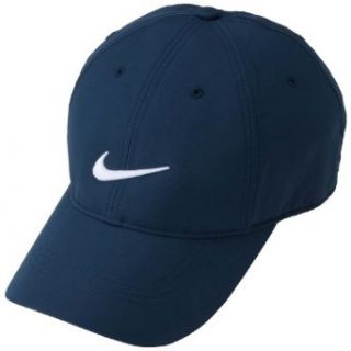 Nike Golf Tech Swoosh Cap (College Navy/White) Clothing