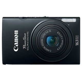 Canon PowerShot ELPH 110HS 16.1MP Black Digital Camera