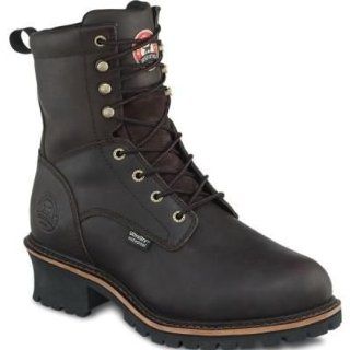 Steel Toe Logger by Red Wing Dark Brown Pueblo Size 8 D Shoes