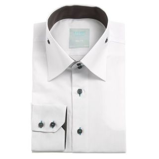 TOLDOT COLLECTION Chemise Homme Blanc et turquoise   Achat / Vente