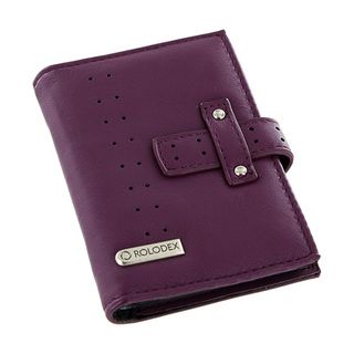 Rolodex Purple Personal Business Card Case