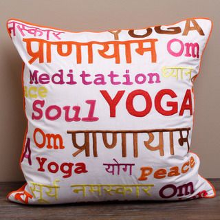 Mediatation Yoga Pillow Cover (India)