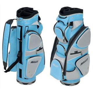 Modèle Deluxe 9.5 Cart Bag Razor. Coloris  bleu ciel/ gris. Un sac