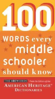 100 Words Every Middle Schooler Should Know (Paperback)