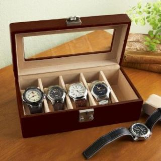 Leather Watch Box Valet Case: Clothing