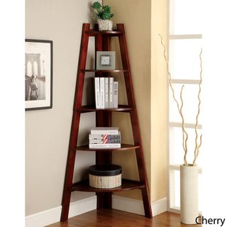 Kiki 5 tier Corner Ladder Display Bookcase