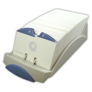 Rolodex Platinum Open Tray 500 card File