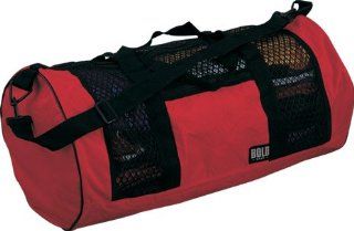 Bold Sparring Gear Mesh / Poly Duffel Bag   Red Sports