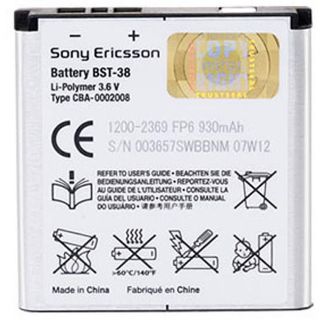 Sony Ericsson BST 38 Standard Battery