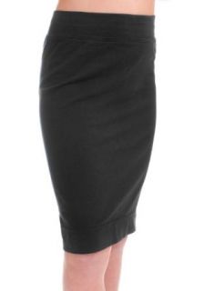 Hard Tail GIRLS skinny knee skirt (black) Clothing