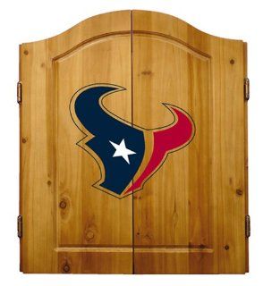 NFL Houston Texans Solid Pine Cabinet And Bristle