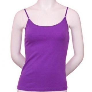 Purple Cami Stretch Camisole Adjustable Straps Size Small
