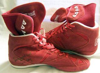 Everlast Red Boxing Shoes   Global Authenticated: Sports & Outdoors
